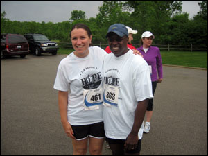 image:My neighbor and me before the race