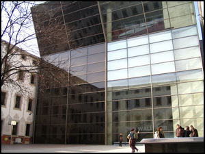 A museum building in Barcelona