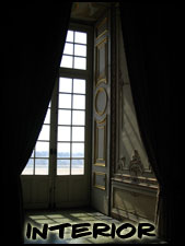 Interior Balcony overlooking the front gardens