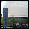 Pavilion designed by Rem Koolhaas at the Serpentine Gallery, Hyde Park, London