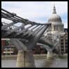 Millennium and St. Paul's Cathedral, London