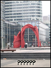 Orange Thing at La Defense