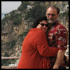 Julie and Todd on the hotel balcony