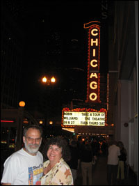 <image: Mom + Dad at Robin Williams, Chicago Theater>