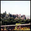 El Generalife Garden at La Alhambra in Granada