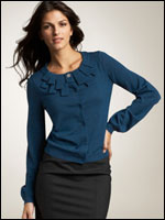 image:Ann Taylor Ribbon Neck Sweater