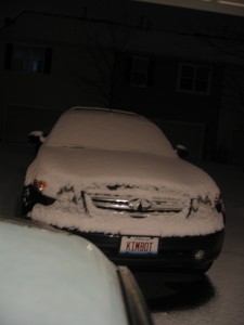 Snowy Car