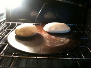 Homemade pitas