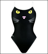 image: Front of Splish Meow swimsuit