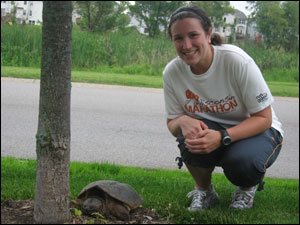 image: Kim and the new turtle friend