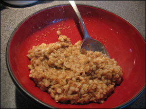 Oatmeal with barley