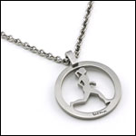 <image:Running Gal Necklace;