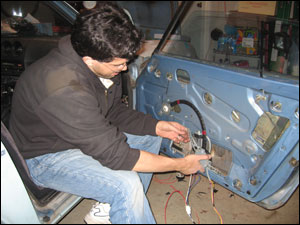 Steven working on Datsun